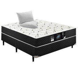 Cama Box Conjugado Viúva Molas Ensacadas - 41x128x188cm - 1