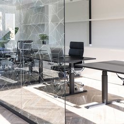 Pelicula Adesiva Vidro Residencial Modelo Teia de Dados Branco - 4