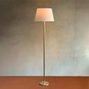 Ver imagem 2 de Luminária de Chão Piso Abajur Alumínio Altura 1,6m Cúpula Cônica Grande Ref 78 Dourado Cup Branco