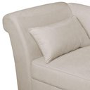 Ver imagem 3 de Recamier Diva França 1,60m Suede Bege - Inova Decor