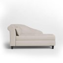 Ver imagem 1 de Recamier Diva França 1,60m Suede Bege - Inova Decor