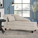 Ver imagem 2 de Recamier Diva França 1,60m Suede Bege - Inova Decor