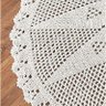 Tapete Redondo Avulso Vitória 1,40M Crochê 100% Algodão - Cru - 2
