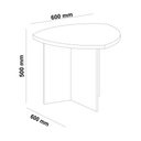 Ver imagem 6 de Mesa Lateral Delta Off White Artely