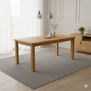 Ver imagem 1 de Mesa de Jantar Retangular 8 Lugares 220cm 100% Madeira Maciça Argos Espresso Móveis Marrom/Nogueira