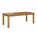 Ver imagem 2 de Mesa de Jantar Retangular 8 Lugares 220cm 100% Madeira Maciça Argos Espresso Móveis Marrom/Nogueira