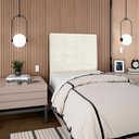 Ver imagem 5 de Cabeceira Solteiro 100 Cm com Frame Luna Boucle Bege Artte