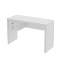Ver imagem 2 de Escrivaninha 2 Gavetas para Home Office 117x74cm Me4123 Branco