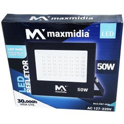 Refletor Led 50w Maxmidia - 2