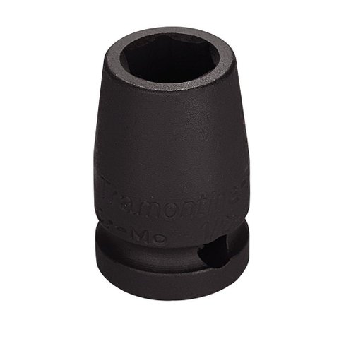 Soquete Impacto Sextavado Aço Cromo Molibdênio 18mm - Encaixe 1/2pol Tramontina Pro Tramontina