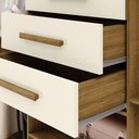 Ver imagem 4 de Guarda Roupa Casal Taurus 6 Portas Nature Champanhe Vila Rica