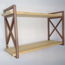 Ver imagem 3 de Prateleira estilo Industrial em Polipropileno cor Rose Gold