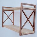 Ver imagem 1 de Prateleira estilo Industrial em Polipropileno cor Rose Gold