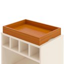 Ver imagem 6 de Aparador Adega Bar Bandeja Removível de Mdf 1 Prateleira e Nichos