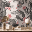 Ver imagem 3 de Papel de Parede Adesivo Decorativo Botanic Folhagens - Kit 10 Metros