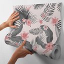 Ver imagem 1 de Papel de Parede Adesivo Decorativo Botanic Folhagens - Kit 10 Metros