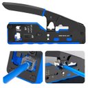 Ver imagem 6 de Alicate Ez Crimp para Conectores Rj45, Rj12 e Rj11 Compacto e Eficiente