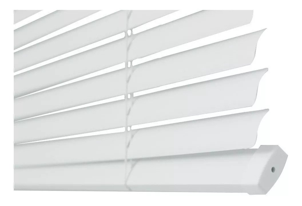 Persiana Horizontal de Pvc- 1,60x1,60m Cortina Off Blackout Branco - 4