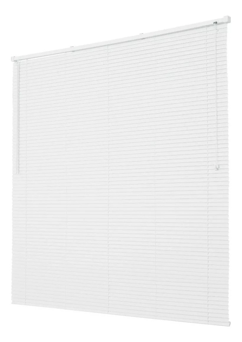 Persiana Horizontal de Pvc- 1,60x1,60m Cortina Off Blackout Branco - 2