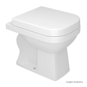 Bacia Convencional Deca Quadra Branco Cod: P.21.17