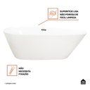 Ver imagem 3 de Banheira Freestanding Imersao Ipameri Pingoo.casa - Branco