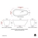 Ver mais imagens de Banheira Freestanding Imersao Ipameri Pingoo.casa - Branco