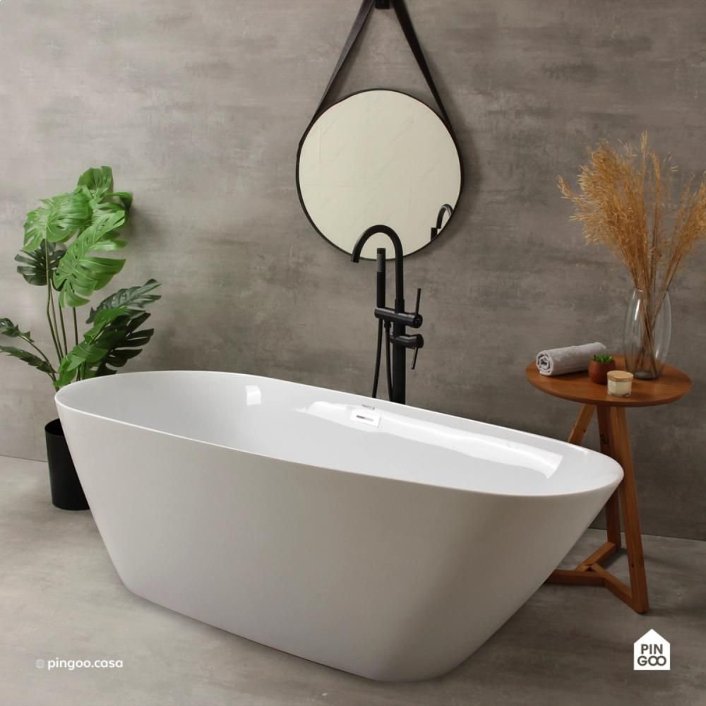 Banheira Freestanding Imersao Ipameri Pingoo.casa - Branco - 7