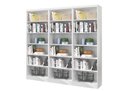 Ver imagem 1 de Livreiro Multiuso Branco Kit com 3 - Fdecor