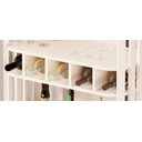 Ver imagem 3 de Aparador Luxo com Adega Ripado 4110 Perola Ofertamo