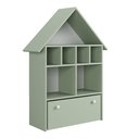 Ver imagem 5 de Casinha Organizadora de Brinquedos Infantil 100% Mdf Plancasa Verde Jade