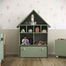 Casinha Organizadora de Brinquedos Infantil 100% Mdf Plancasa Verde Jade - 3