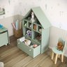 Casinha Organizadora de Brinquedos Infantil 100% Mdf Plancasa Verde Jade - 2