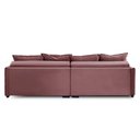 Ver imagem 7 de Sofá Cama Retrátil e Reclinável 2,50m com Molas Catarina Veludo Rosê Rover & Beato