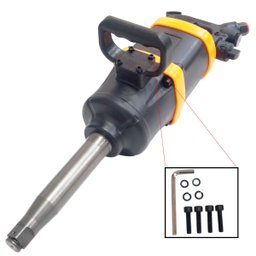 Chave de Impacto Pneumática 1´´ Potente 500 Kgf 2800 Rpm Manual Longa Caminhão Rotta 376 74853 - 4