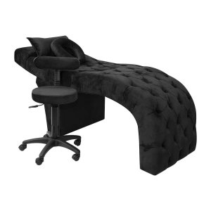 Maca com Mocho para Estética Facial Cílios e Sobrancelhas Veludo:veludo Preto