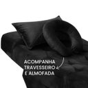 Ver imagem 3 de Maca com Mocho para Estética Facial Cílios e Sobrancelhas Veludo:veludo Preto