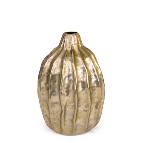 Vaso Decorativo em Metal Dourado 29cm 22008 Mart