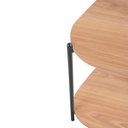 Ver imagem 6 de Mesa Lateral com Prateleira Orgânica 44,2cm Pé de Metal 28016 Artesano