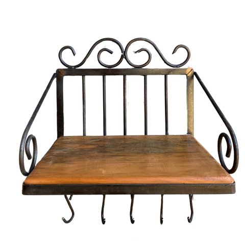 Prateleira Porta Temperos Madeira Velha