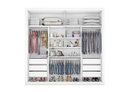 Ver imagem 4 de Guarda Roupa Casal 2 Portas 6 Gavetas - Sevilha-branco Acetinado - Made Marcs