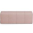 Ver imagem 7 de Puff Decorativo Living Sala de Estar 195 cm Roma W01 Linho Rosê - Lyam
