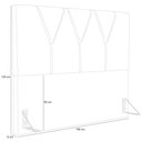 Ver imagem 4 de Cabeceira Cama Box Queen 160 cm Aurora W01 Couríssimo Fendi - Lyam Decor
