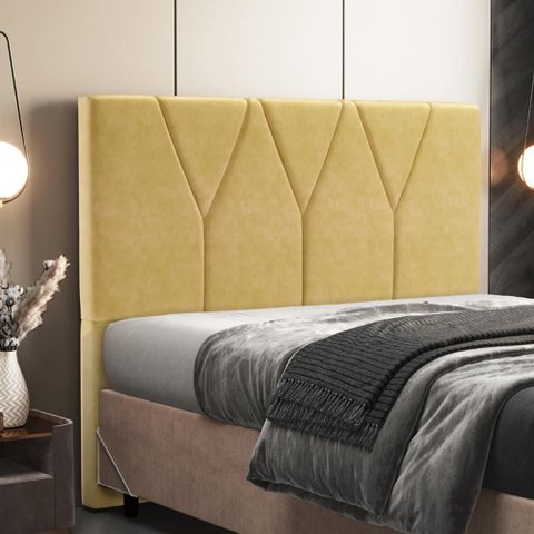 Cabeceira Cama Box Queen 160 cm Aurora W01 Couríssimo Fendi - Lyam Decor