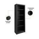 Ver imagem 3 de Estante para Livros 60cm Multiuso 5 Prateleiras Mily T02-D'Rossi