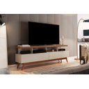 Ver imagem 3 de Rack para TV Hamal 1.6 Off White Freijó
