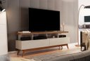 Ver imagem 3 de Rack para TV Hamal 1.6 Off White Freijó