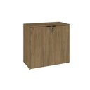 Ver imagem 1 de Armário Baixo com 02 Portas 75x80x42cm Wlab80 Vermont Oak Preto