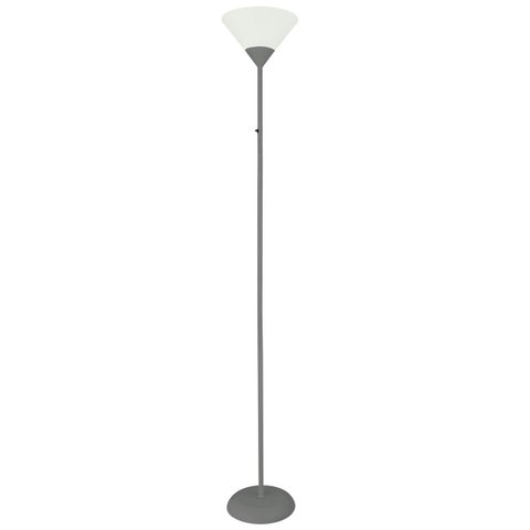 Luminária de Coluna Fiorin metal e plástico cor cinza e branco 175x245 Premier Iluminação Coluna de 