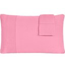 Ver imagem 5 de Jogo de Cama Queen Malha 3 Pçs Bella Cama 100% Algodão 158x198x35cm Coral