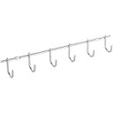 Ver imagem 1 de Suporte Parede Porta 6 Xícaras de Café Cabideiro 34cm Ganchos para Pendurar Masutti